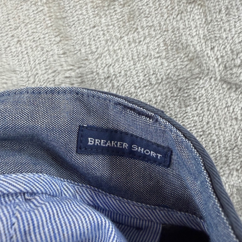 Vineyard Vines Breaker Shorts Men's 38 Navy Blue Cotton Stretch Chino 9" Inseam - Picture 4 of 10